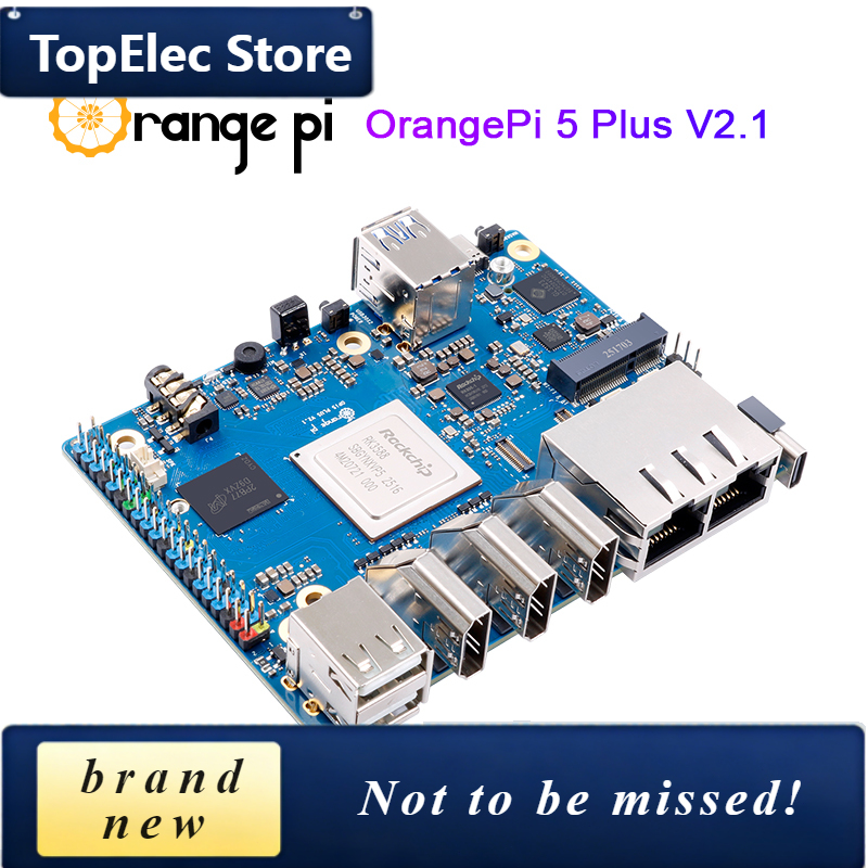 Rockchip Rk3588 Development Board - บอร์ดพัฒนา TopElec Orange Pi 5 Plus